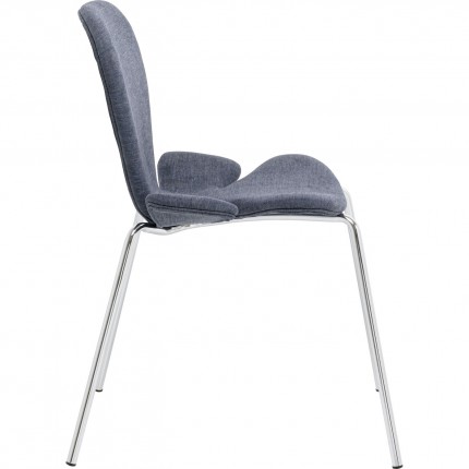 Chaise Soft Petal bleue Kare Design