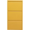 Casier à chaussures jaune 3 tiroirs - Caruso - Kare Design