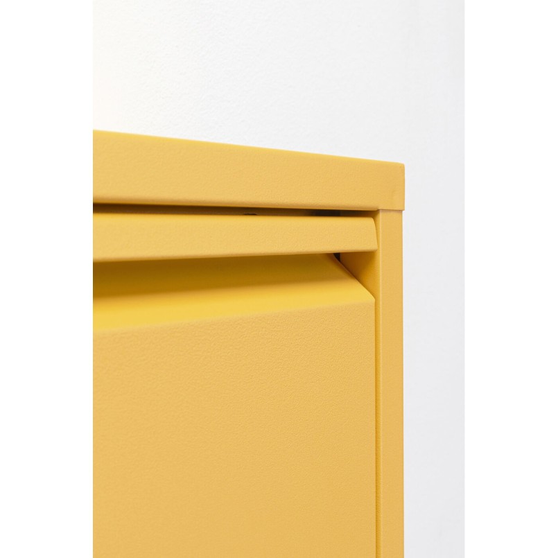 Casier à chaussures jaune 3 tiroirs - Caruso - Kare Design