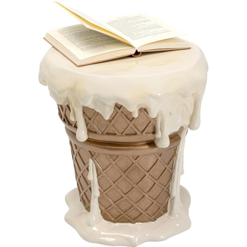 Tabouret glace à la vanille - Kare Design