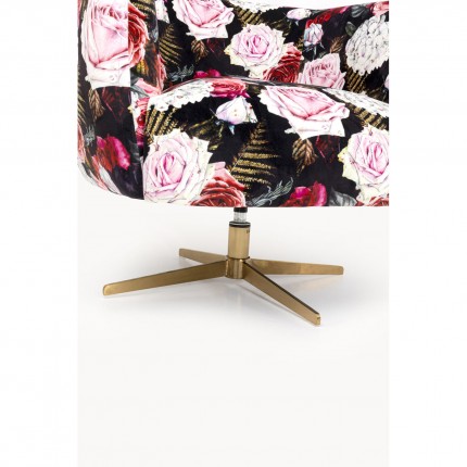 Swivel Armchair roses Kare Design