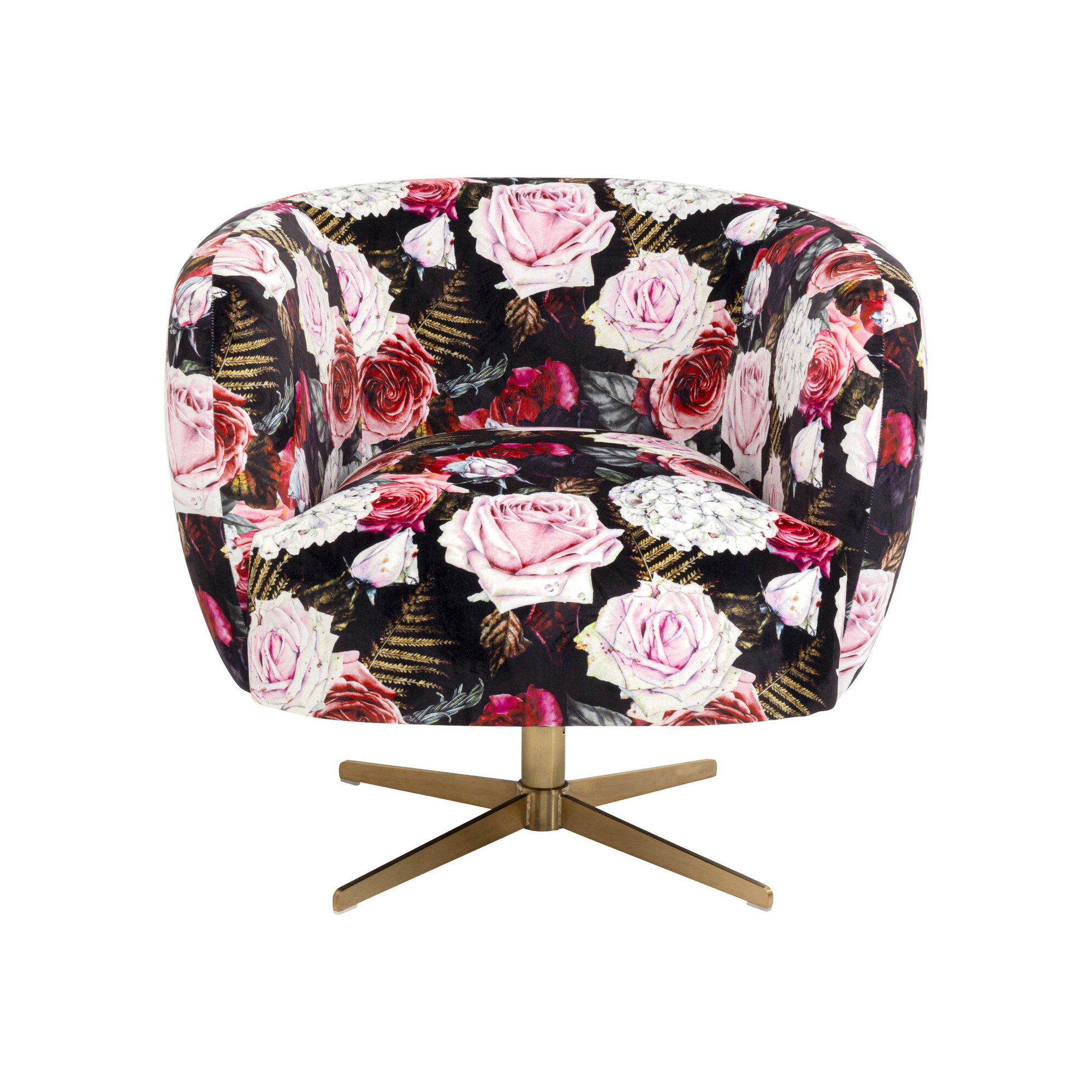 Fauteuil pivotant roses Kare Design