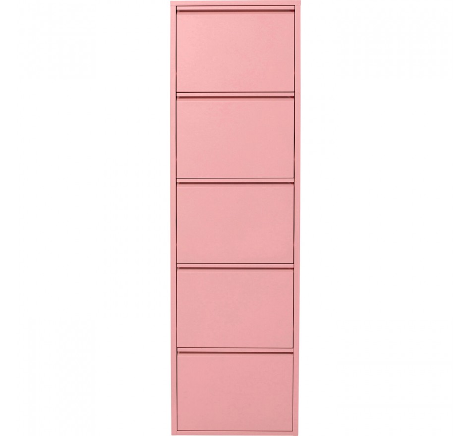 Shoe Container Caruso pink 5 drawers Kare Design