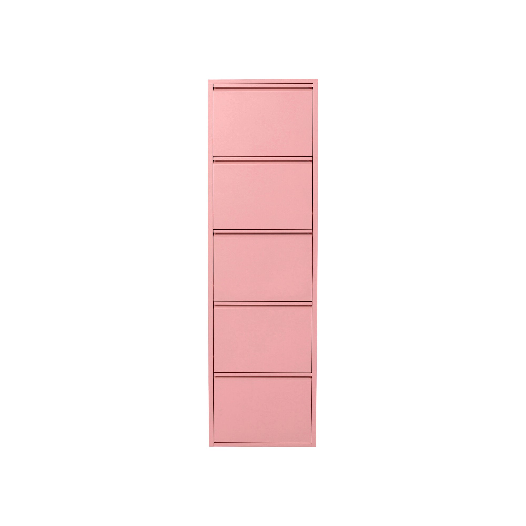 Shoe Container Caruso pink 5 drawers Kare Design