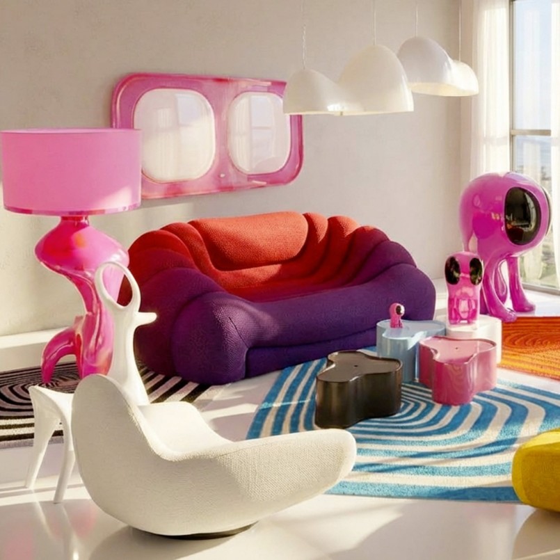 Suspension blanche en fibre de verre - Cloud Beam Double - Kare Design