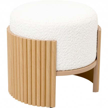 Stool Samu Ø43cm nature Kare Design