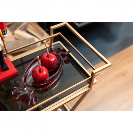 Bowl red candy 34cm Kare Design