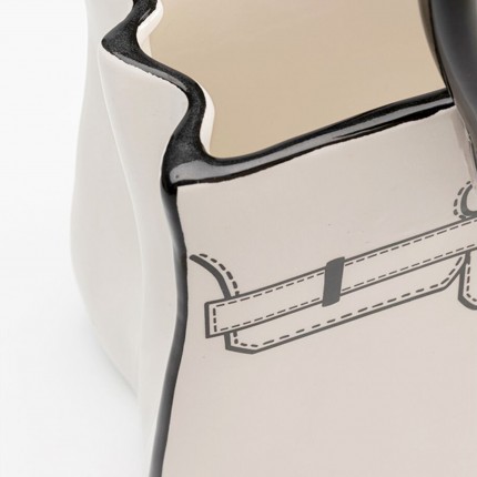 Vase Favola sac blanc et noir Kare Design