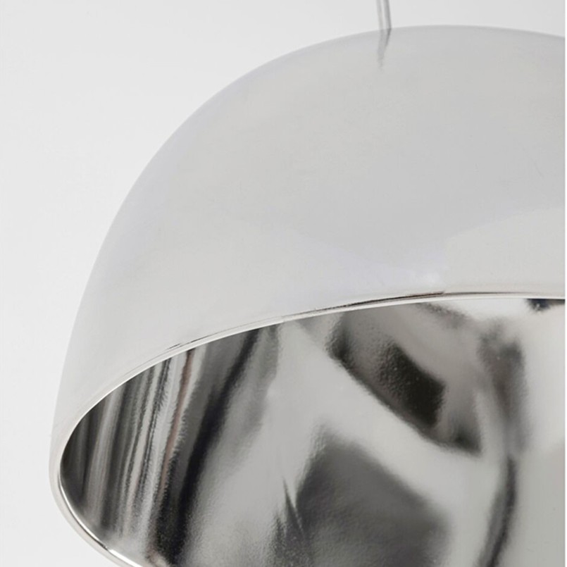 Suspension argentée en fibre de verre - Cloud Beam - Kare Design