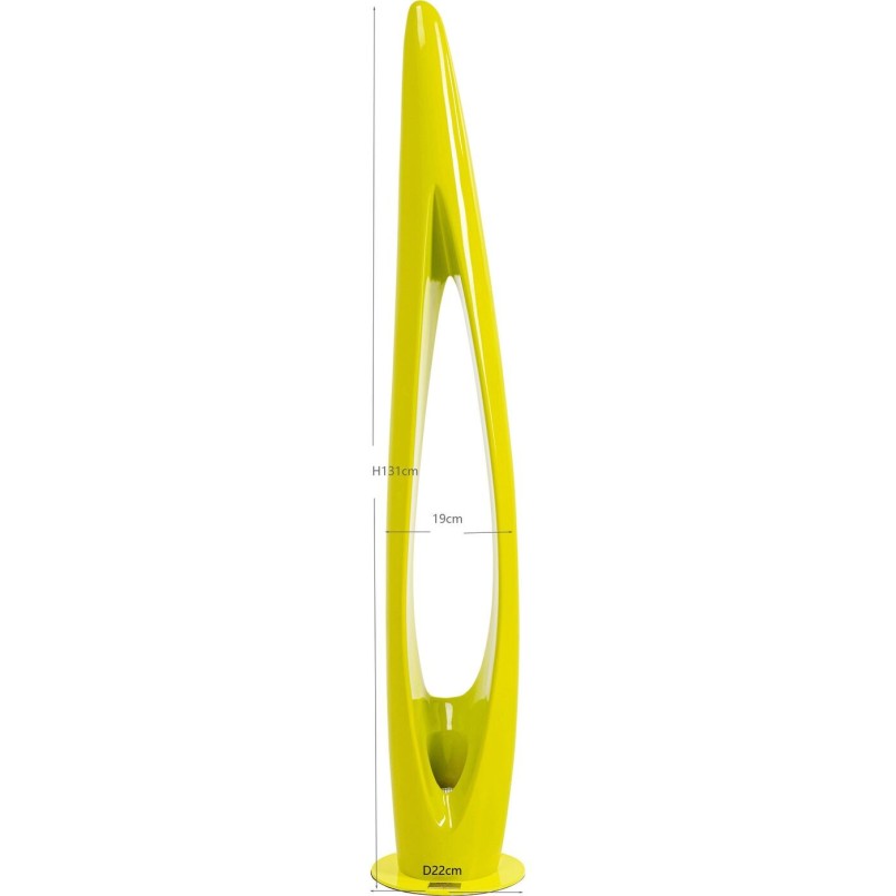Floor Lamp Flow Flame 132cm green Kare Design