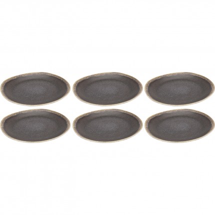 Assiettes Valerio 18cm set de 6 Kare Design