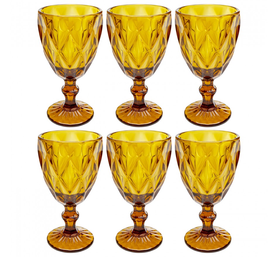 Wine Glass Oriana (6/set) Kare Design