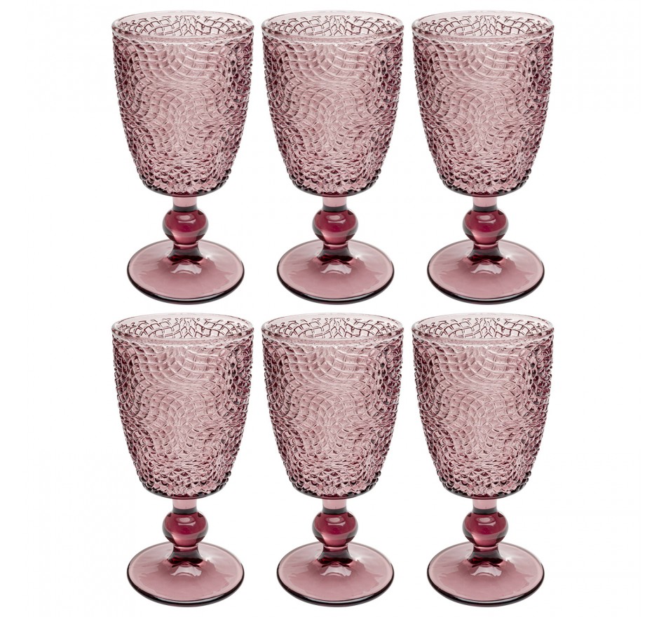 Verres à vin Amara set de 6 Kare Design