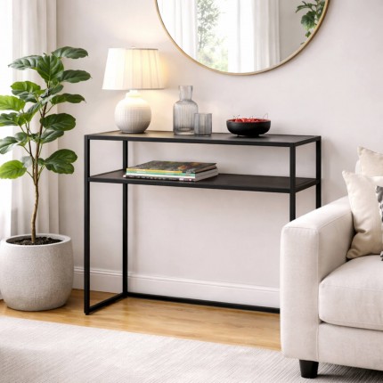 Console Loftie 80x30cm black Kare Design