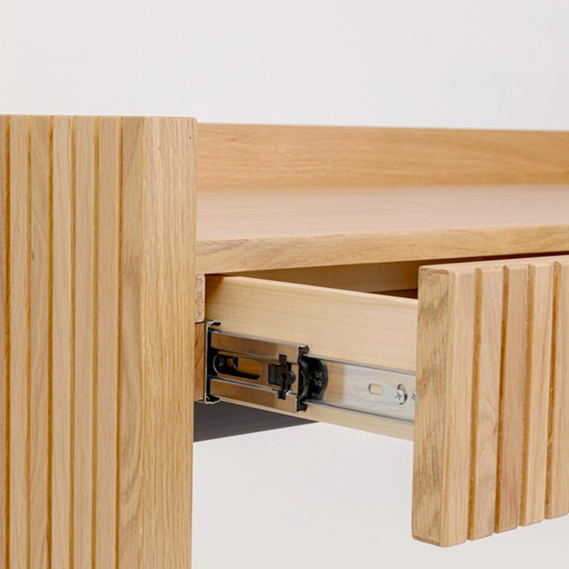 Bureau en chêne avec deux tiroirs - Brighton - Kare Design