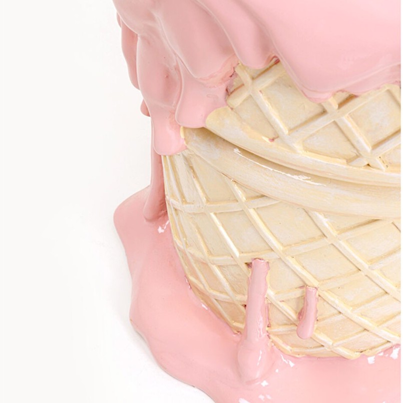 Stool ice cream 38cm pink Kare Design