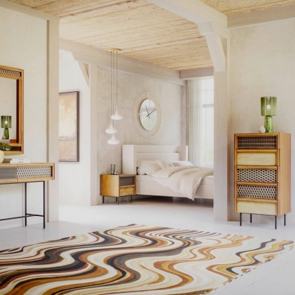 Carpet New Wave 300x200cm brown Kare Design