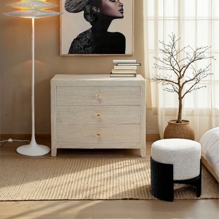 Tabouret Samu 43cm noir Kare Design