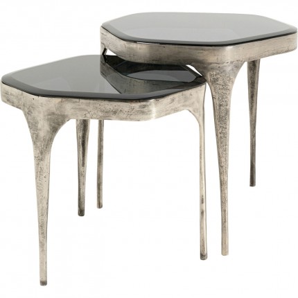 Tables d'appoint Mistral set de 2 Kare Design