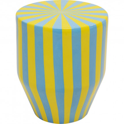 Side Table Candy Ø30cm blue and yellow Kare Design