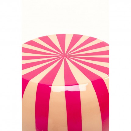 Table d'appoint Candy 30cm rose et beige Kare Design