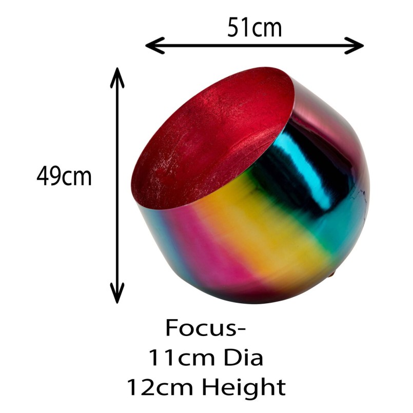 Lampadaire Rainbow fuchsia Ø51cm