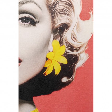 Framed Picture Diva 60x60cm blonde Kare Design