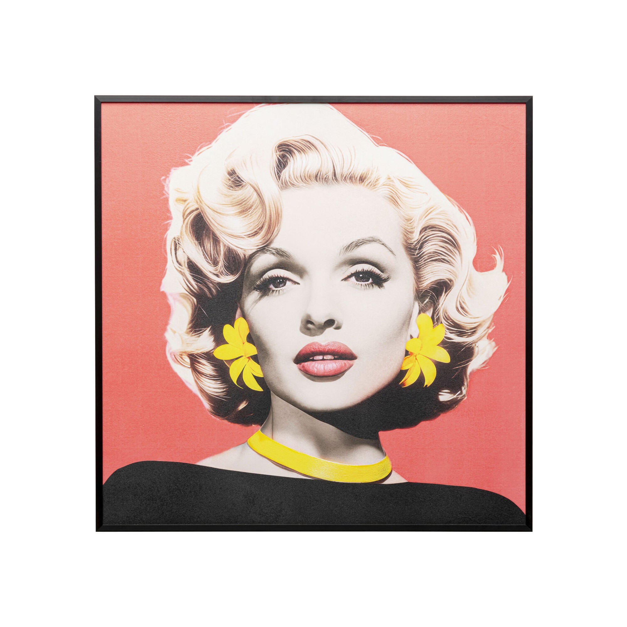 Tableau encadré Diva Blonde 60x60cm