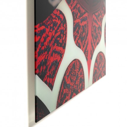 Tableau en verre Vibe femme 55x75cm Kare Design