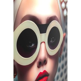 Tableau en verre femme futuriste - Vibe - Kare Design