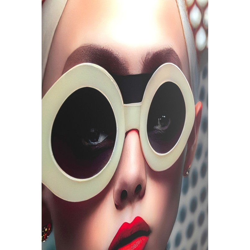 Glass Picture Vibe woman 55x75cm Kare Design