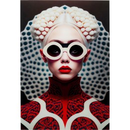 Tableau en verre femme futuriste - Vibe - Kare Design