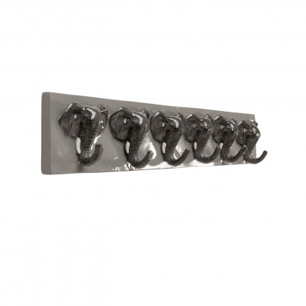 Wall Coat Rack elephants 50cm Kare Design