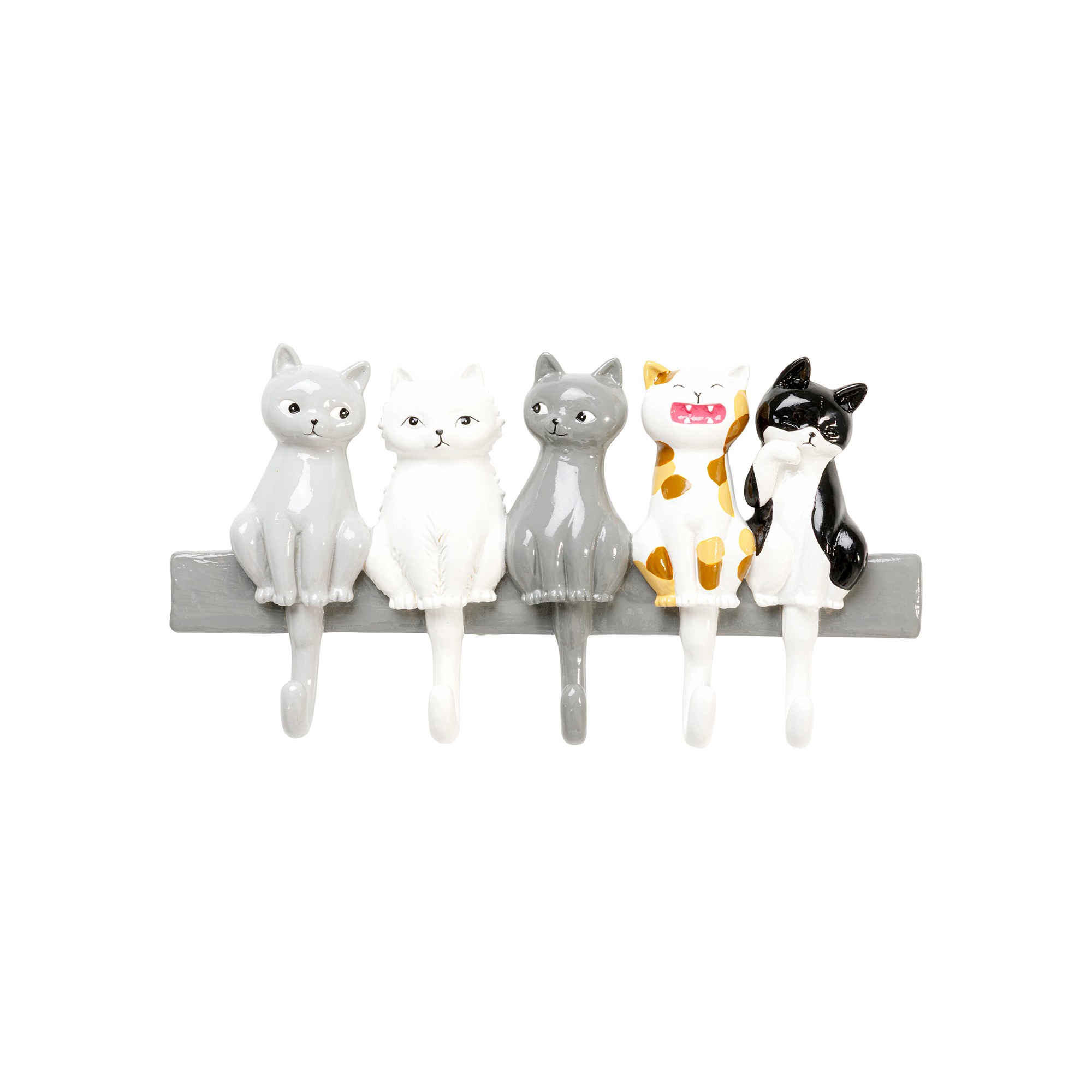 Wall Coat Rack singing cats Kare Design