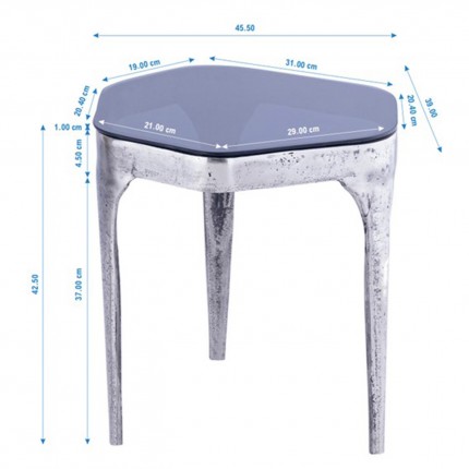 Tables d'appoint Mistral set de 2 Kare Design