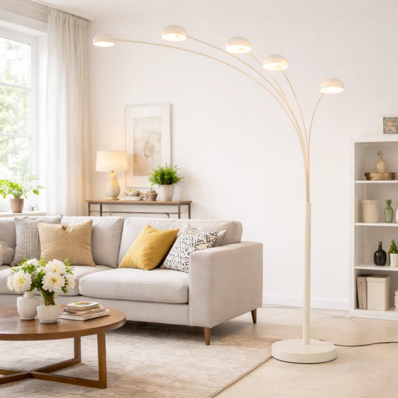 Floor Lamp Five Fingers 201cm beige Kare Design