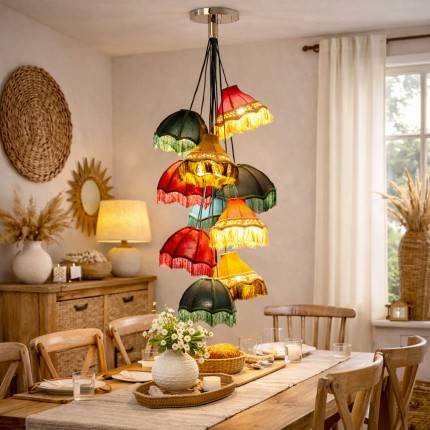 Pendant Lamp Saloon Fringes 10 Kare Design