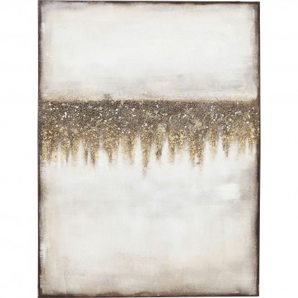 Peinture à l'huile Abstract Fields 55x75cm Kare Design