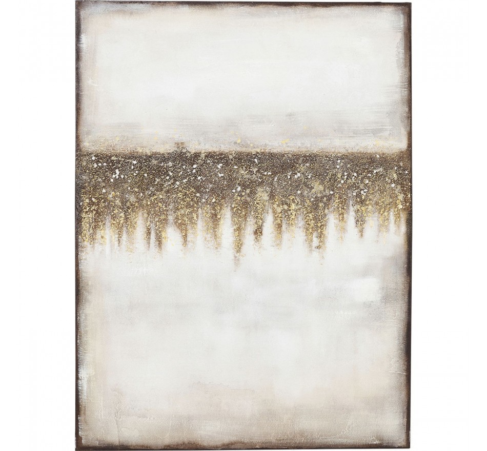 Oil Painting Abstract Fields 55x75cm Kare Design