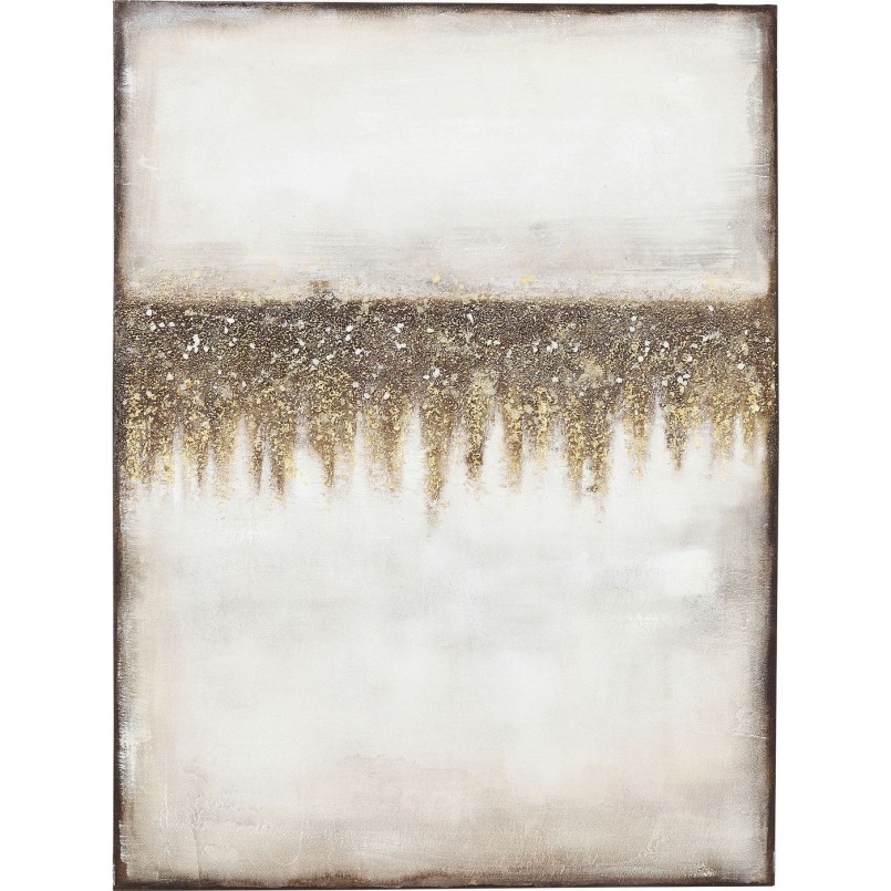 Oil Painting Abstract Fields 55x75cm Kare Design