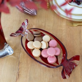 Bowl red candy 34cm Kare Design