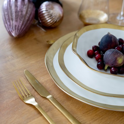 Assiettes Bell 25cm set de 4 Kare Design