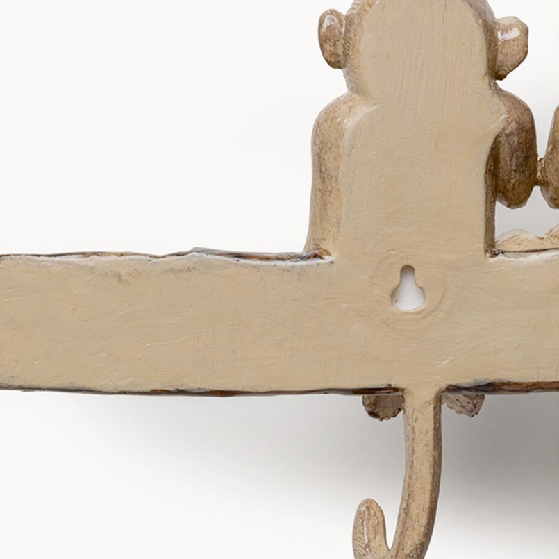 Wall Coat Rack wise monkeys 59cm Kare Design