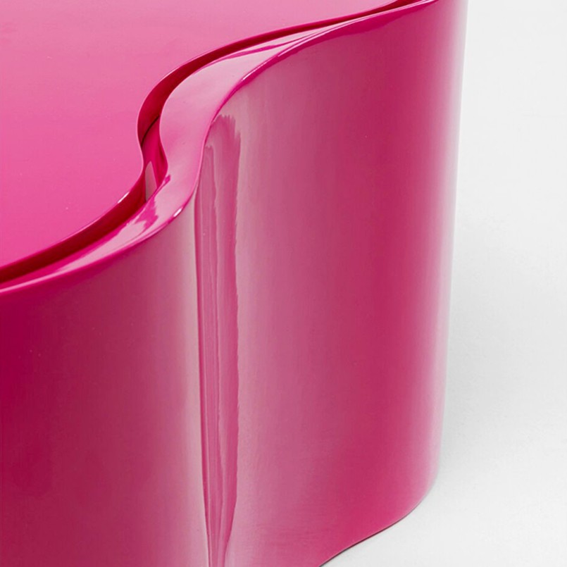 Coffee Table Lotus 35cm pink Kare Design