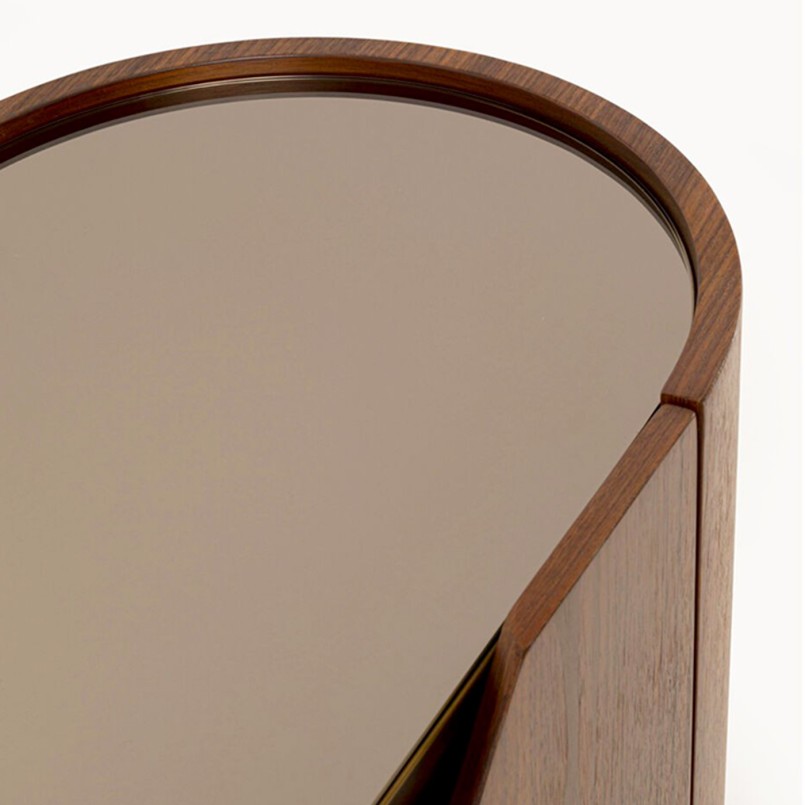 Buffet effet bois et verre teint - Giorgio - Kare Design