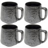 Black stoneware mugs - Cosmos - Kare Design