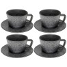 Tasses à espresso noires - Cosmos - Kare Design