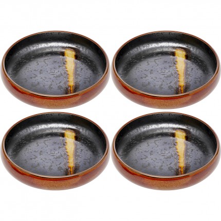 Assiettes creuses Ari 21cm set de 4 Kare Design