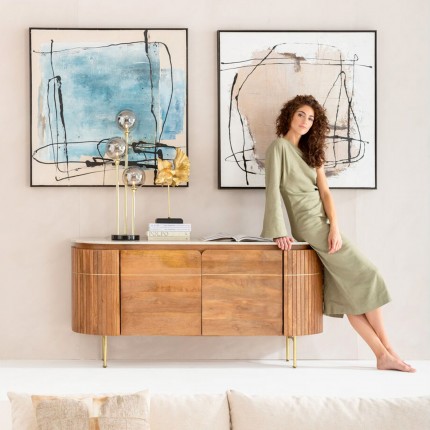 Painting Frame Dust 100x100cm grey Kare Design