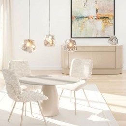 Lampe en verre fumé - Aura - Kare Design